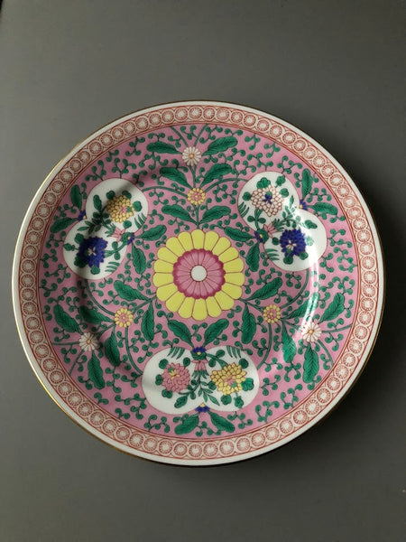 Herend Porcelain Emaille Rose Pattern Trio