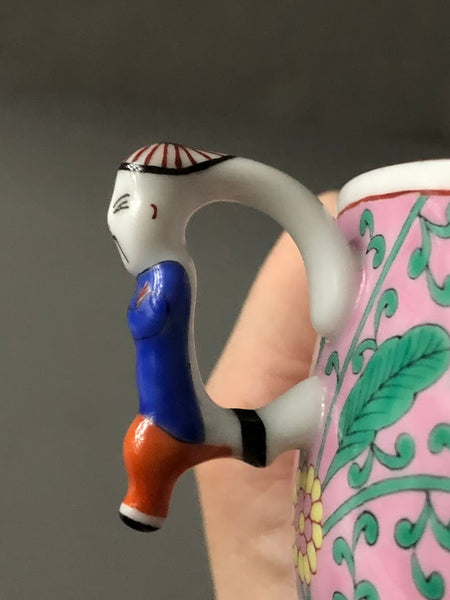 Herend Porcelain Emaille Rose Pattern Trio