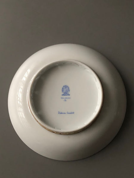 Herend Porcelain Emaille Rose Pattern Trio