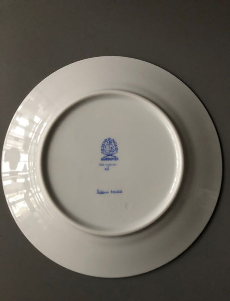 Herend Porcelain Emaille Rose Pattern Trio