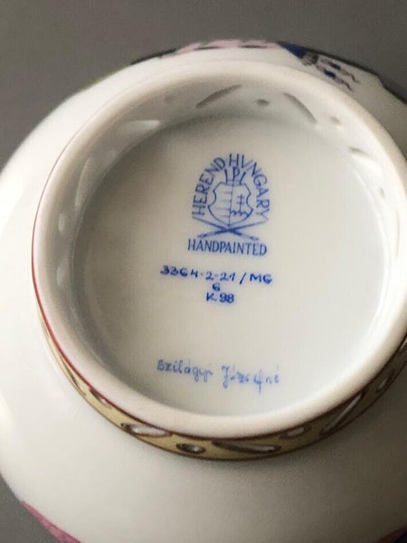 Herend Porcelain Ming Pattern Trio