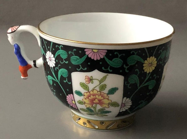 Herend Porcelain Siang Noir Pattern Trio