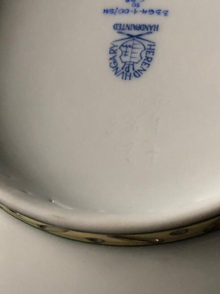 Herend Porcelain Siang Noir Pattern Trio