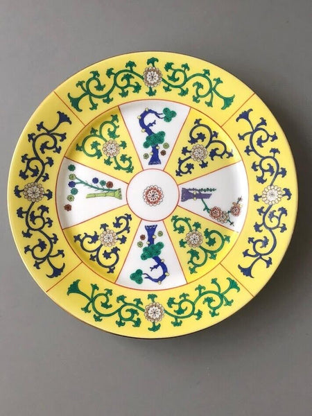 Herend Porcelain Siang Jaune Pattern Trio
