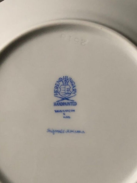 Herend Porcelain Siang Noir Pattern Trio