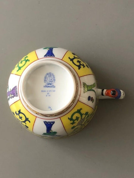 Herend Porcelain Siang Jaune Pattern Trio