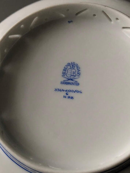 Herend Porcelain Oiseaux Chinois Pattern Trio