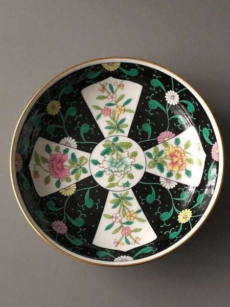 Herend Porcelain Siang Noir Pattern Trio