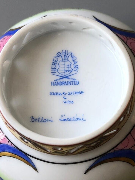 Herend Porcelain Emperuer Pattern Sugar Bowl