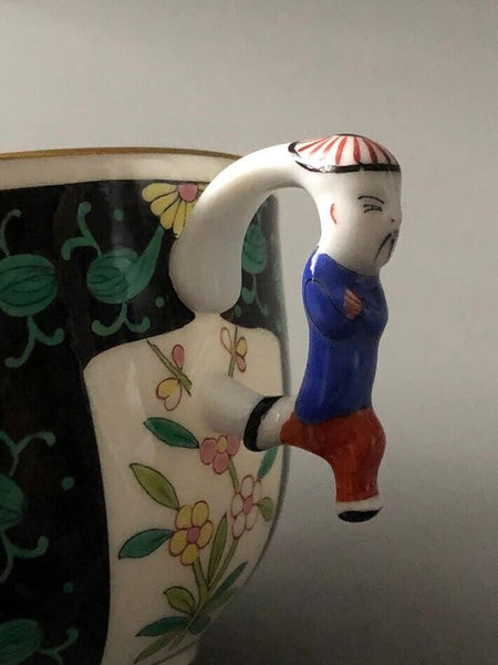 Herend Porcelain Siang Noir Pattern Trio