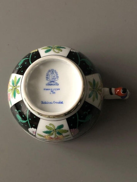 Herend Porcelain Siang Noir Pattern Trio