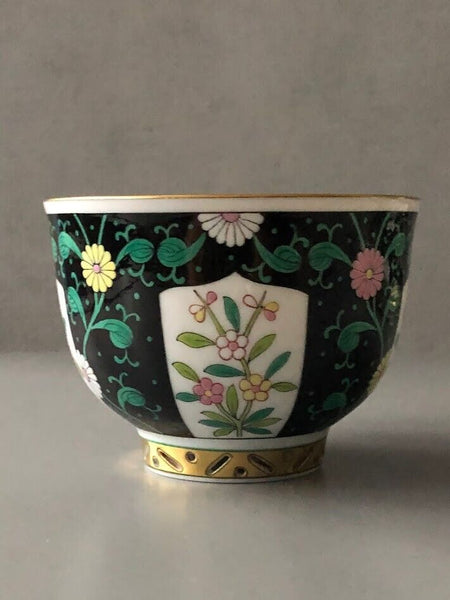 Herend Porcelain Siang Noir Pattern Trio