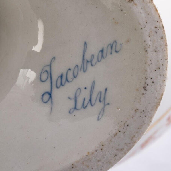 Derby Porcelain Botanical Pedestal Bowl, William "Quaker " Pegg, Circa 1800
