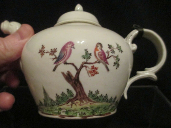 Nymphenburg Porcelain, Ornithological Teapot  1760-70