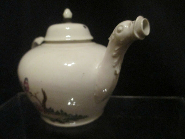 Nymphenburg Porcelain, Ornithological Teapot  1760-70