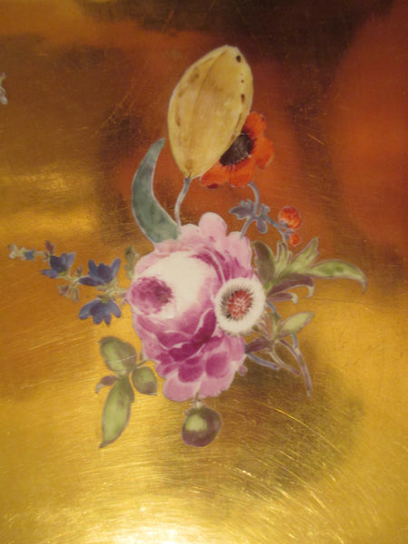 Meissen Gilt Floral Tray