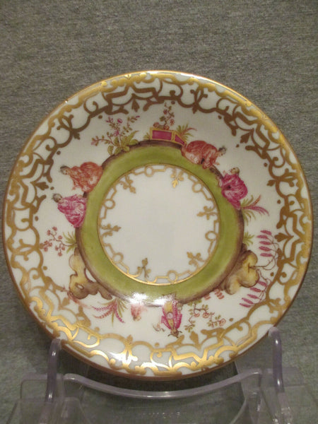 Meissen / Dresden Porcelain Chinoiserie Tea Bowl & Saucer. (No1)