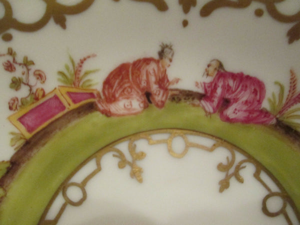 Meissen / Dresden Porcelain Chinoiserie Tea Bowl & Saucer. (No1)
