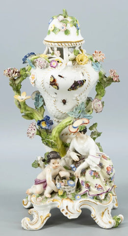 Meissen Figural Potpourri Vase 1750
