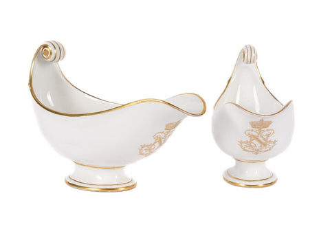 Sevres Porcelain Napoleon III Sauce Boat 1865  #1
