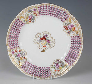 A Meissen porcelain dessert plate from the Schwerin service made for Friedrich II Circa 1762-1763