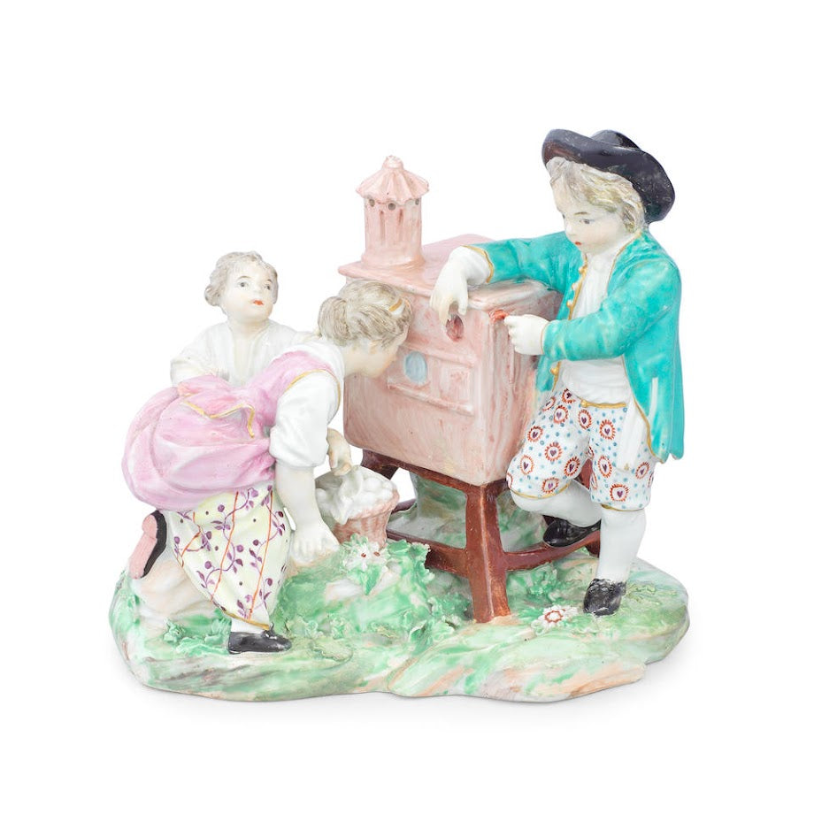 Derby Porcelain "Peepshow" Group, circa 1800