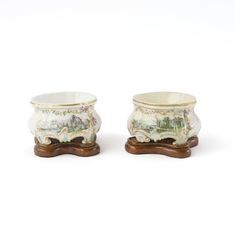 Nymphenburg Porcelain Scenic Salts, 1770 RARE!!!