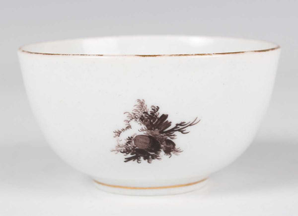 Oude Loosdrecht Porcelain Tea Bowl by Johannes de Mol, 1770s.