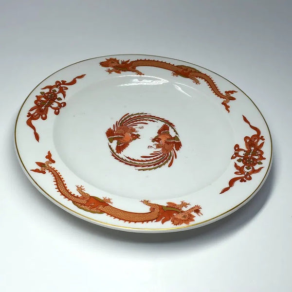 Meissen Read Dragon, K.H.C. (Königliche Hof-Conditorei) Plate, 18th C