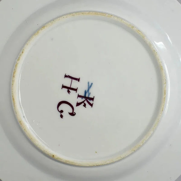 Meissen Read Dragon, K.H.C. (Königliche Hof-Conditorei) Plate, 18th C