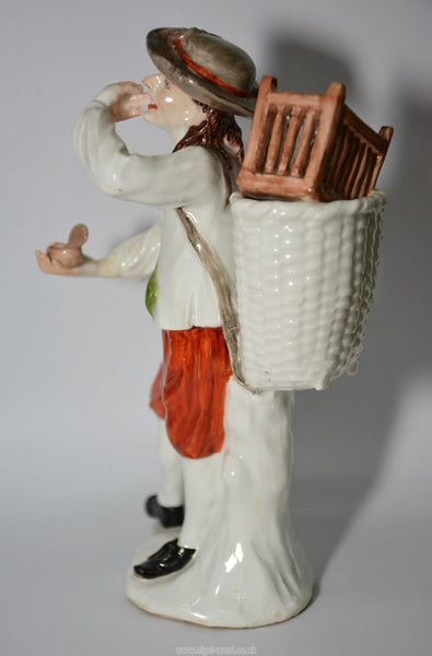 Meissen Porcelain "Cris de Paris" Snuff Taking Peasant, Circa 1745