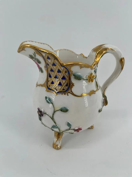 Sevres Porcelain Floral Moulded Milk Jug 1759-1760