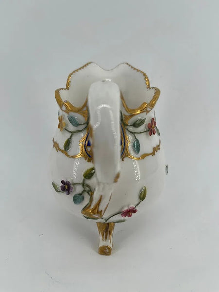 Sevres Porcelain Floral Moulded Milk Jug 1759-1760