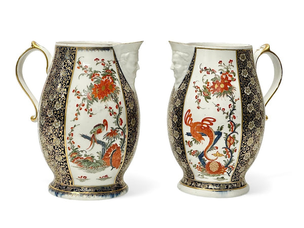 Chelsea Derby Kakiemon Jugs. C.1775.