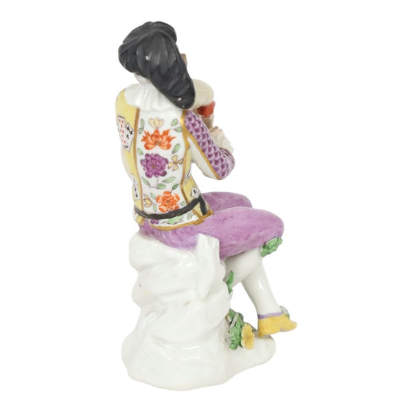 Meissen Porcelain Harlequin Piper, circa 1745.