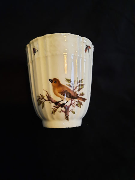 Tasse À Café Et Soucoupe Ornithologique En Porcelaine De Meissen 1735-1740 (1) 