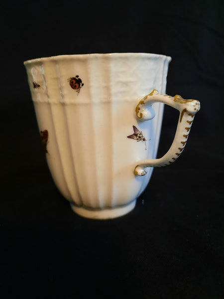 Tasse À Café Et Soucoupe Ornithologique En Porcelaine De Meissen 1735-1740 (1) 