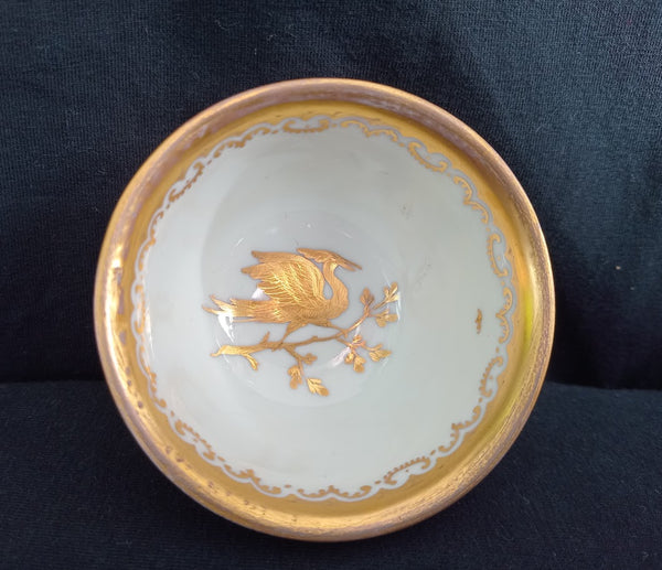 Meissen Porcelain Augsburg "goldchinesen" Tea Bowl, 1720-1725