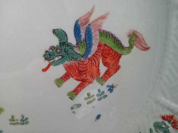 Meissen Porcelain Korean Lion Kakiemon Charger 1740 -1745