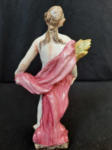 Doccia Porcelain Classical Figure Emblematic of Autumn 1760 - 1770