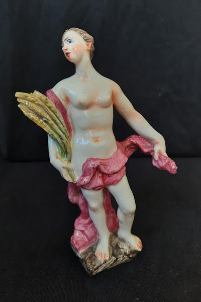 Doccia Porcelain Classical Figure Emblematic of Autumn 1760 - 1770