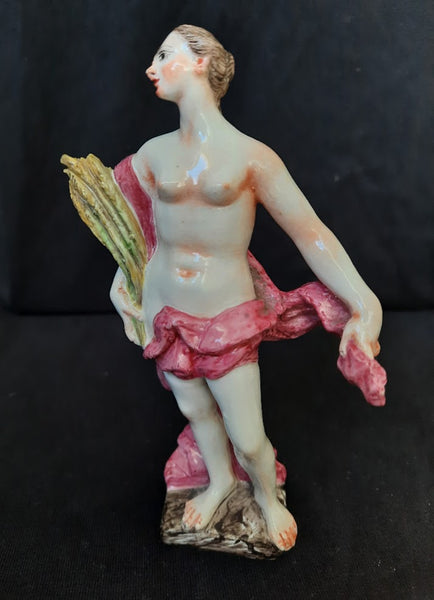 Doccia Porcelain Classical Figure Emblematic of Autumn 1760 - 1770