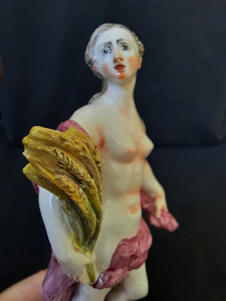 Doccia Porcelain Classical Figure Emblematic of Autumn 1760 - 1770