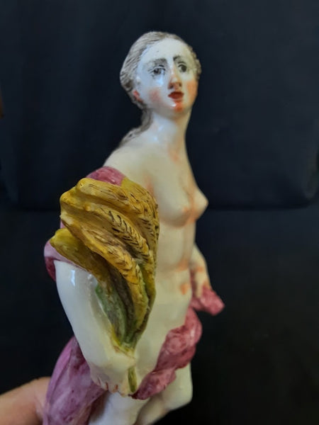 Doccia Porcelain Classical Figure Emblematic of Autumn 1760 - 1770