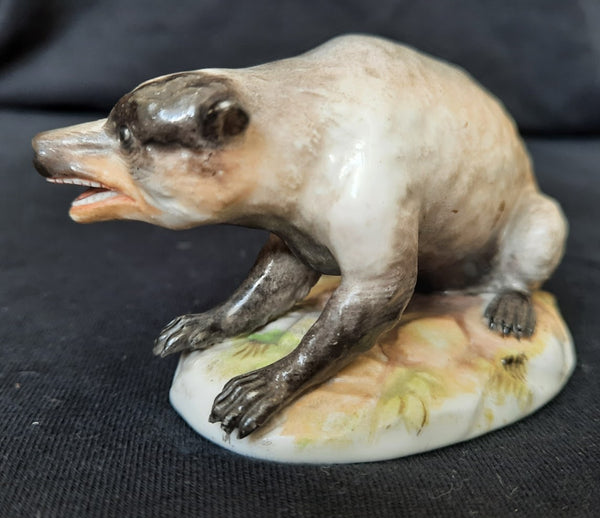 Meissen Figure of a Badger, Circa 1870