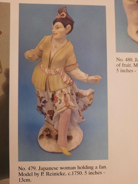 Meissen Porcelain Chinoiserie Dancer, P Reinicke, circa 1745-1750