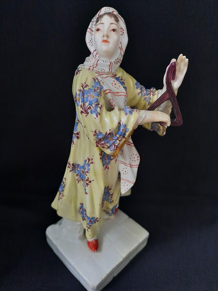 A Rare Pair of Meissen Greek Musicians, 1745-1750, Johann Friedrich Eberlien