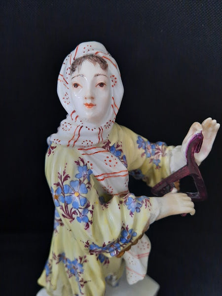 A Rare Pair of Meissen Greek Musicians, 1745-1750, Johann Friedrich Eberlien
