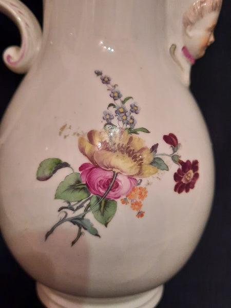 Ansbach Porcelain Floral Coffee Pot, circa 1760