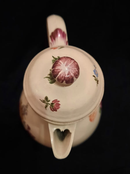 Ansbach Porcelain Floral Coffee Pot, circa 1760